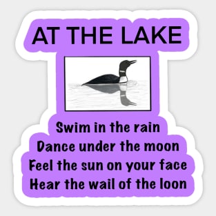 The Lake Food Sticker